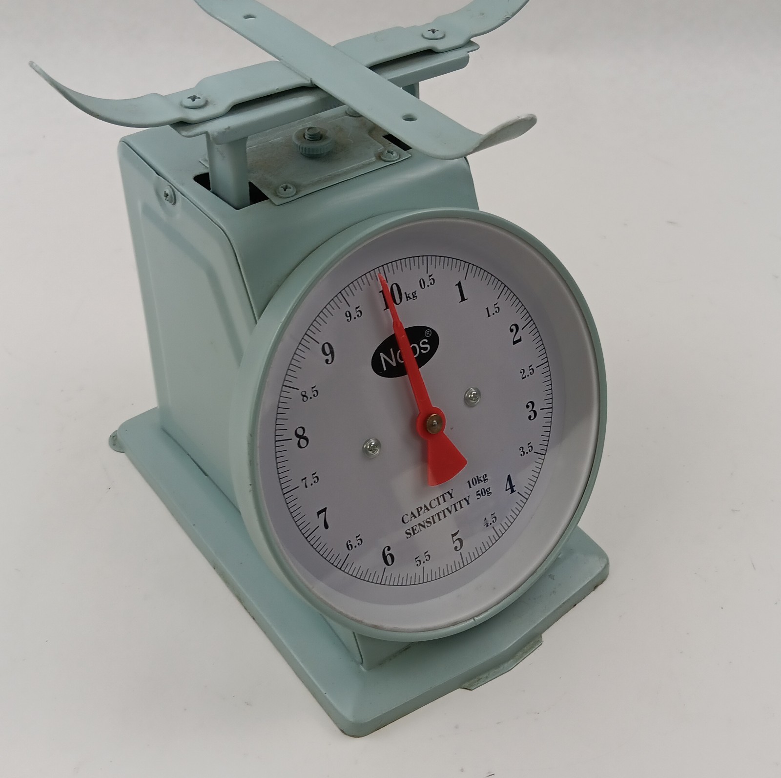 NOPS Kg Farmhouse Retro Style Decorative Kitchen Countertop Scale Metal Blue