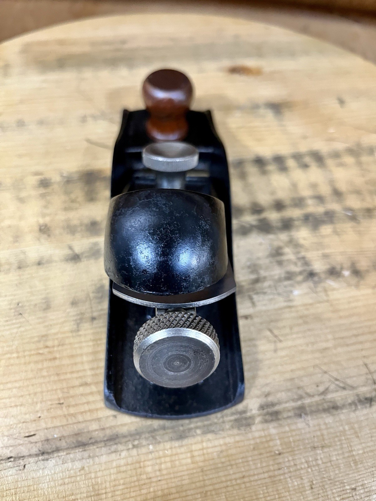 Vintage Shop Ready Easy To Use Stanley #220 Depth Adjust Block Plane. Sharpened