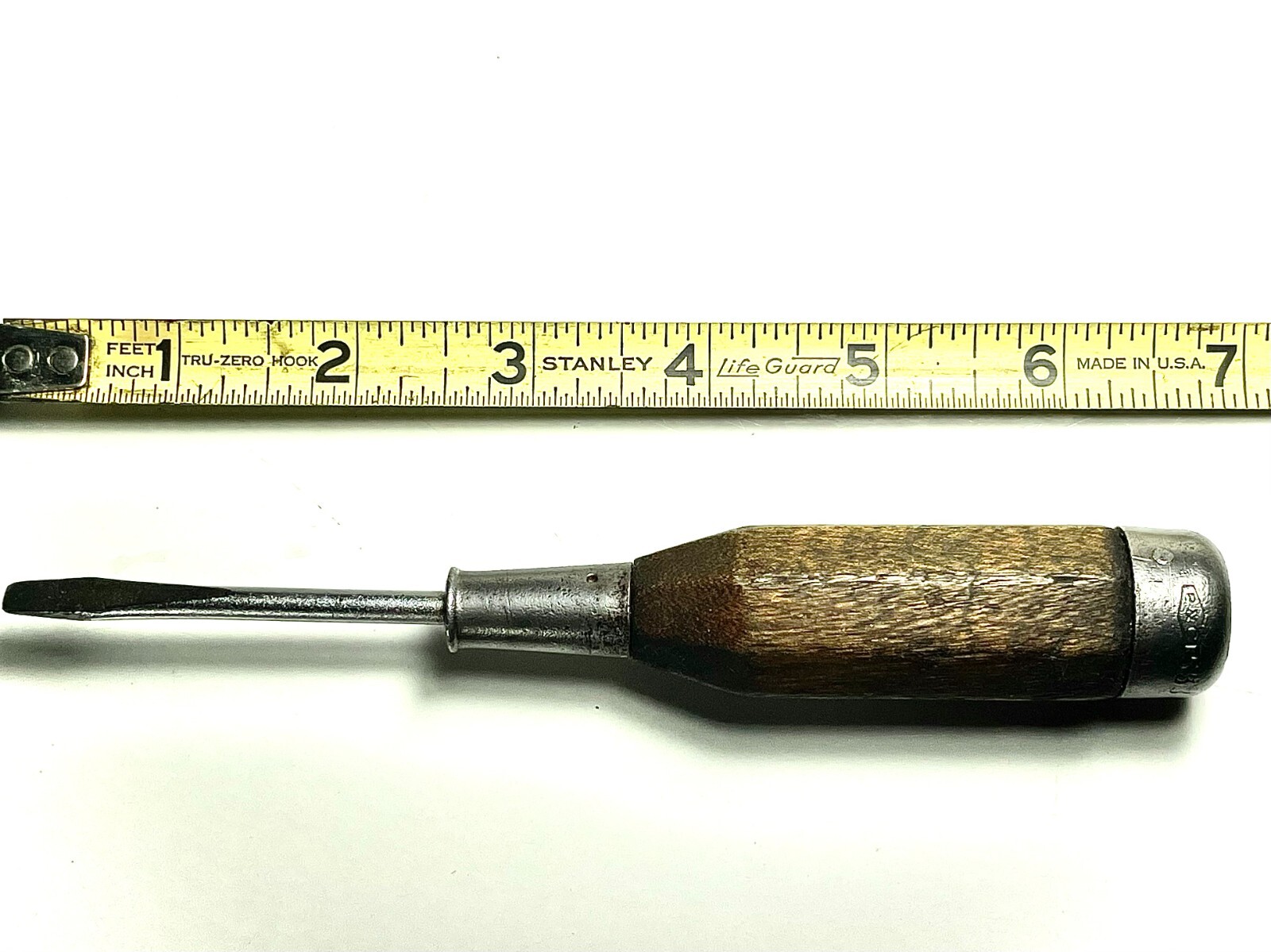 Vintage P&C PNC P & C Screwdriver Slotted Wood Handle PLVMB-Era Pre-PROTO RARE