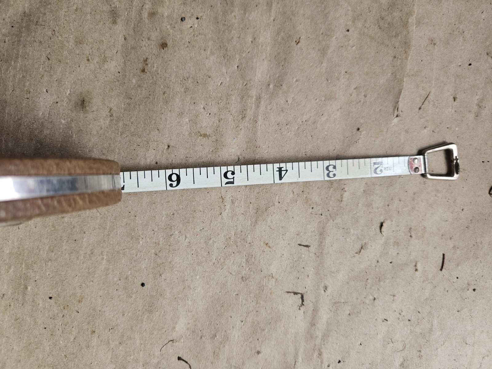 Vintage Evans & Co 50 Ft White Tape Measure Model 50W Made In USA