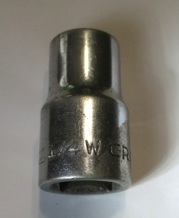 Craftsman 1/2″ Drive 12 Pt 1/4 British Whitworth Socket =V= Series Made in USA