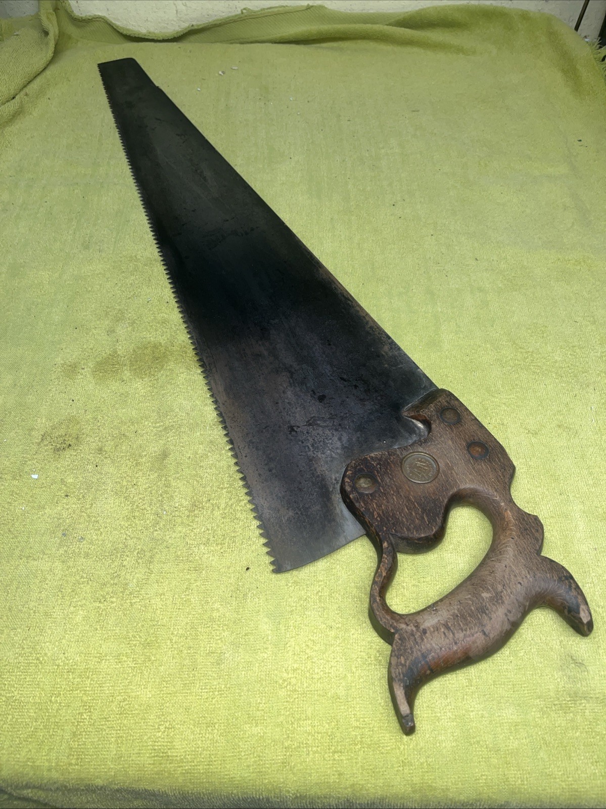 Henry Disston & Sons 1880’s No.7 Rip Saw 28″ 5 TPI