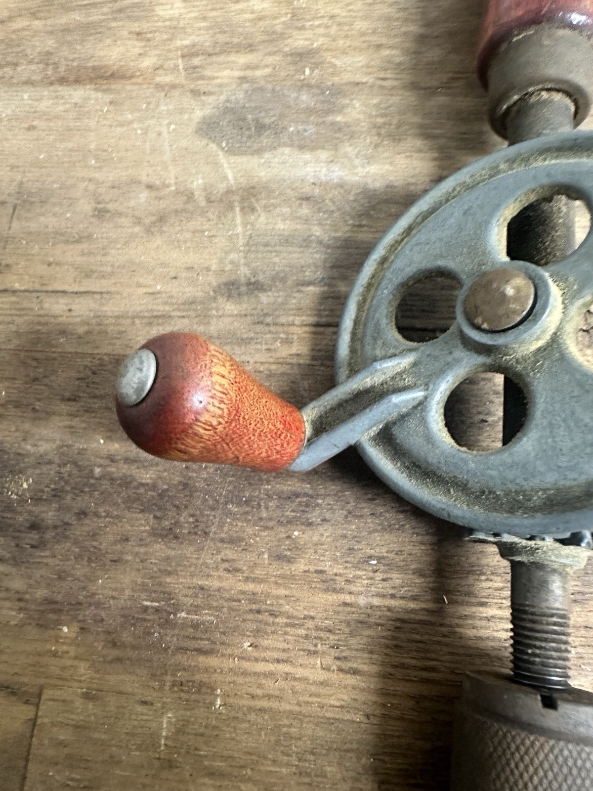 VINTAGE ANTIQUE HAND DRILL Eggbeater USA