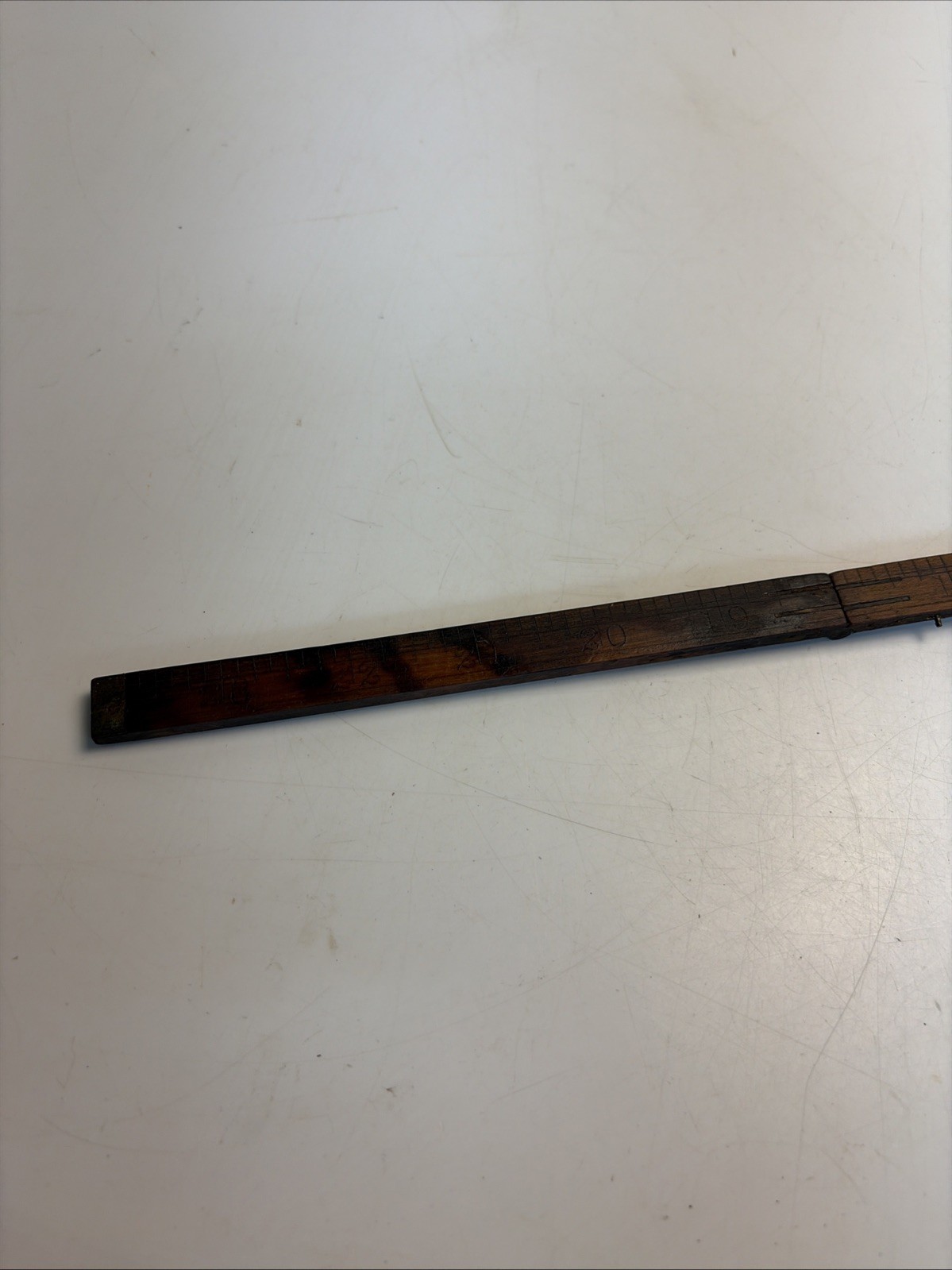 Vintage Chapin Stephens No 61 Folding Rule 24 Inch Wood Carpenter Rule