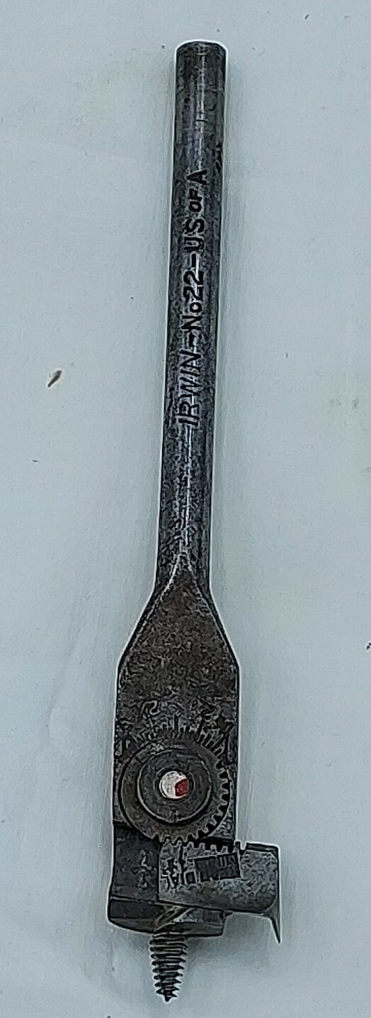 Irwin Micro-Dial Expansive Bit No 22 US of A Vintage
