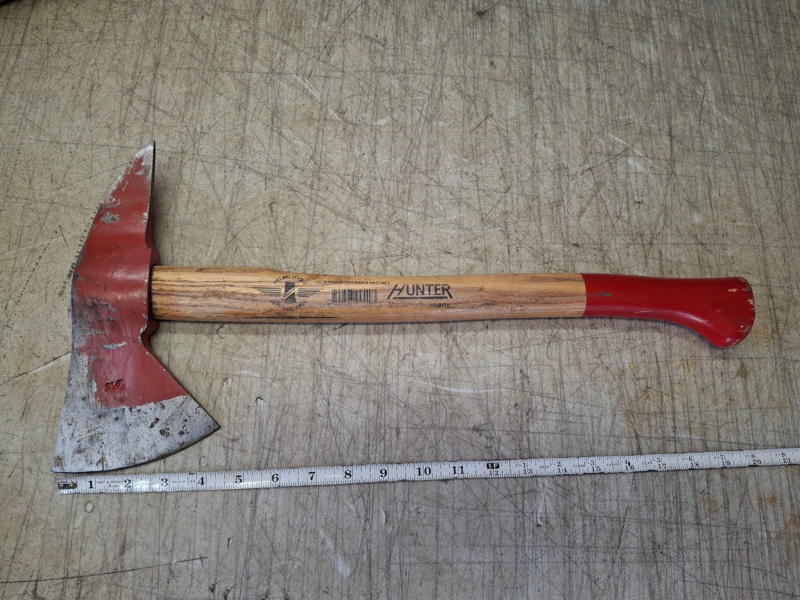 Helko Tools International HUNTER P94549 Fireman’s Hatchet Axe Made in Germany