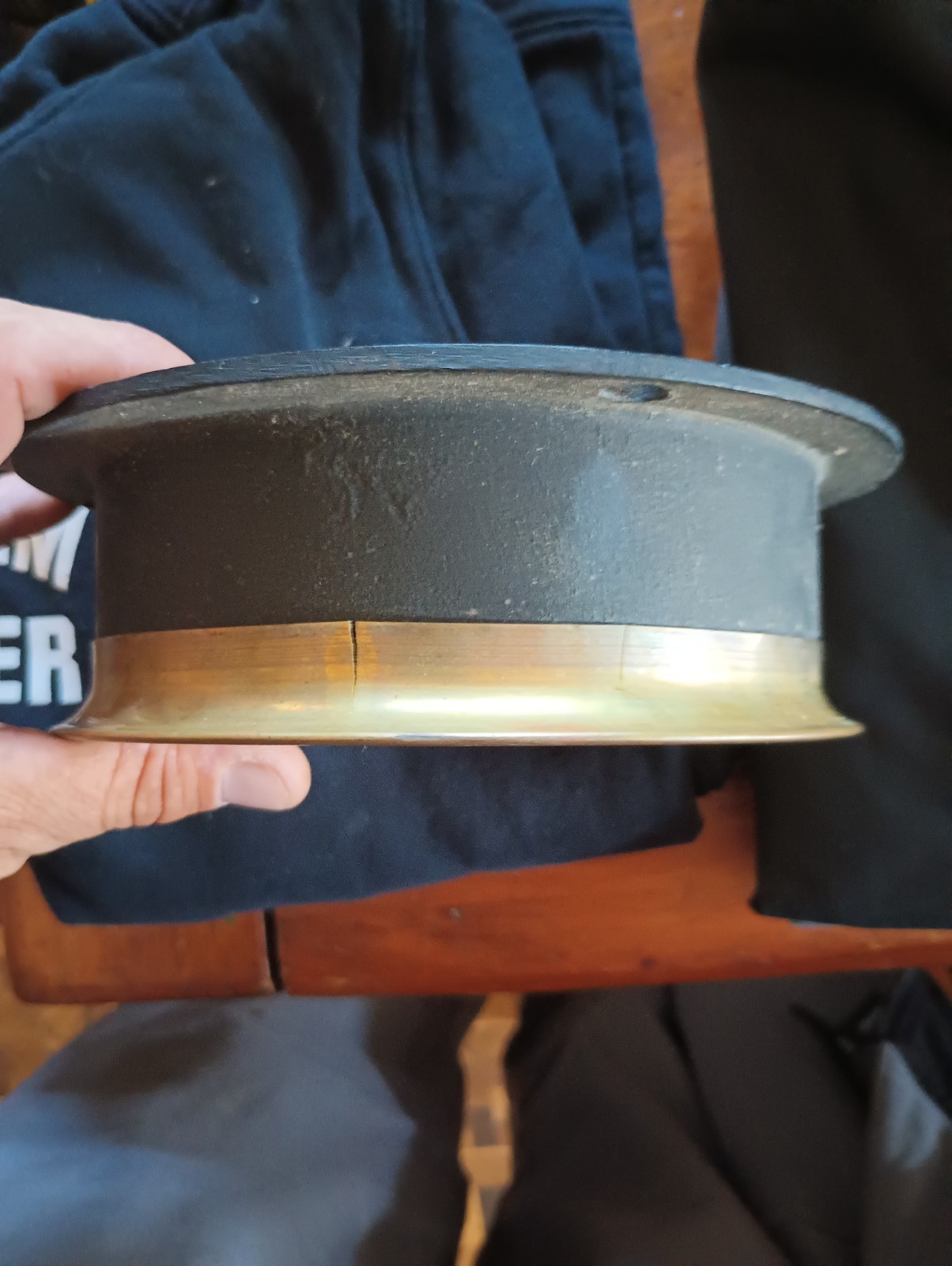 Antique Brass American Schaeffer Budenberg Steam Pressure Gauge Feb. 19th 1924