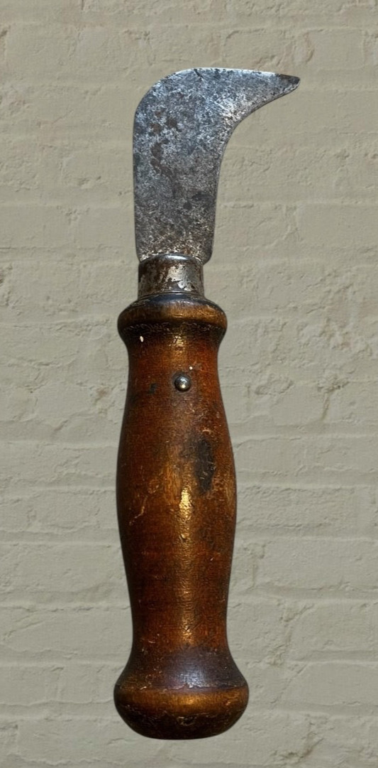 Lot of 5 Old Woodworking Tools Carpentry Flooring Awl Shears Screwdriver Vintage