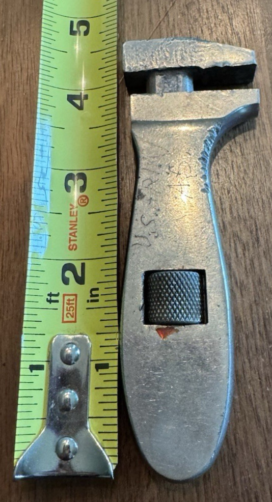 VTG c1910s-1930s Billings & Spencer Model A Adjustable Pocket Wrench US Army