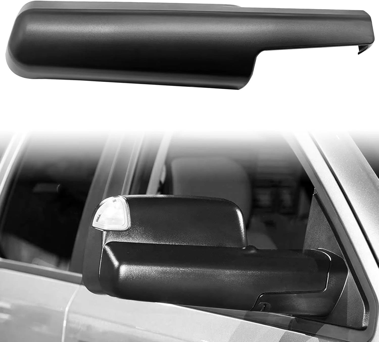 Right Passenger Tow Mirror Cover for 2014-2019 Dodge Ram 1500 2500 3500