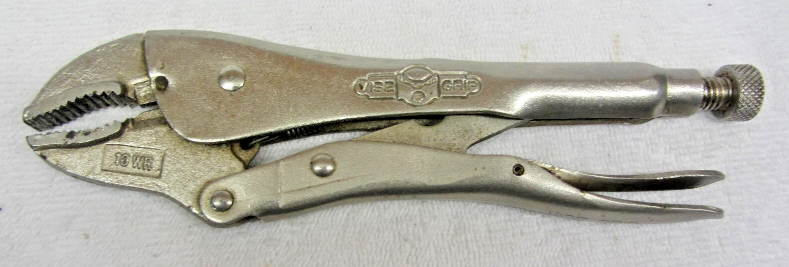 Vintage PETERSEN DEWITT 10 WR VISE GRIP Pliers Peterson 10″ Grips NICE & WORKING