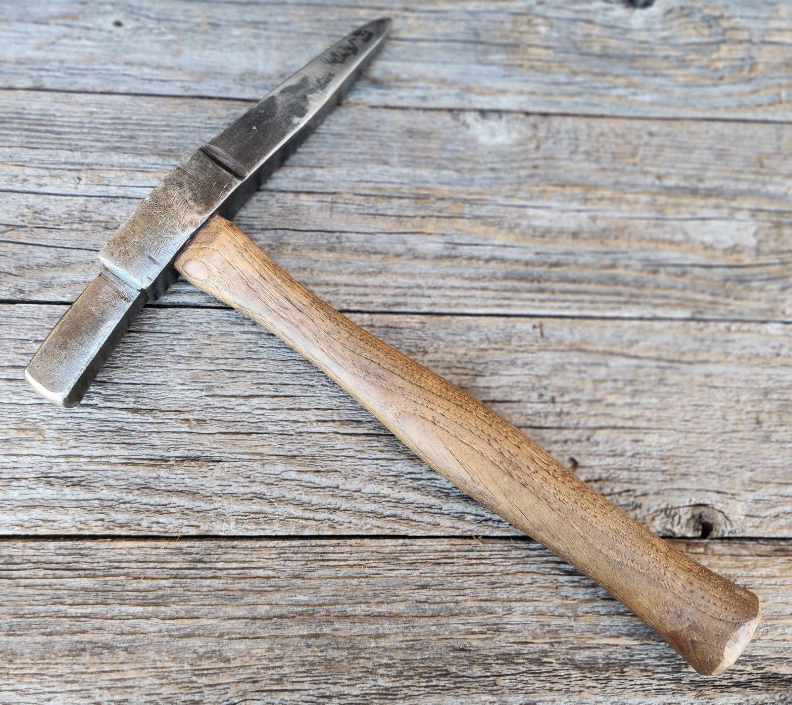 Unique Vintage Spike Hammer w/ Wood Handle – Brick Stone Mason Pick Hammer