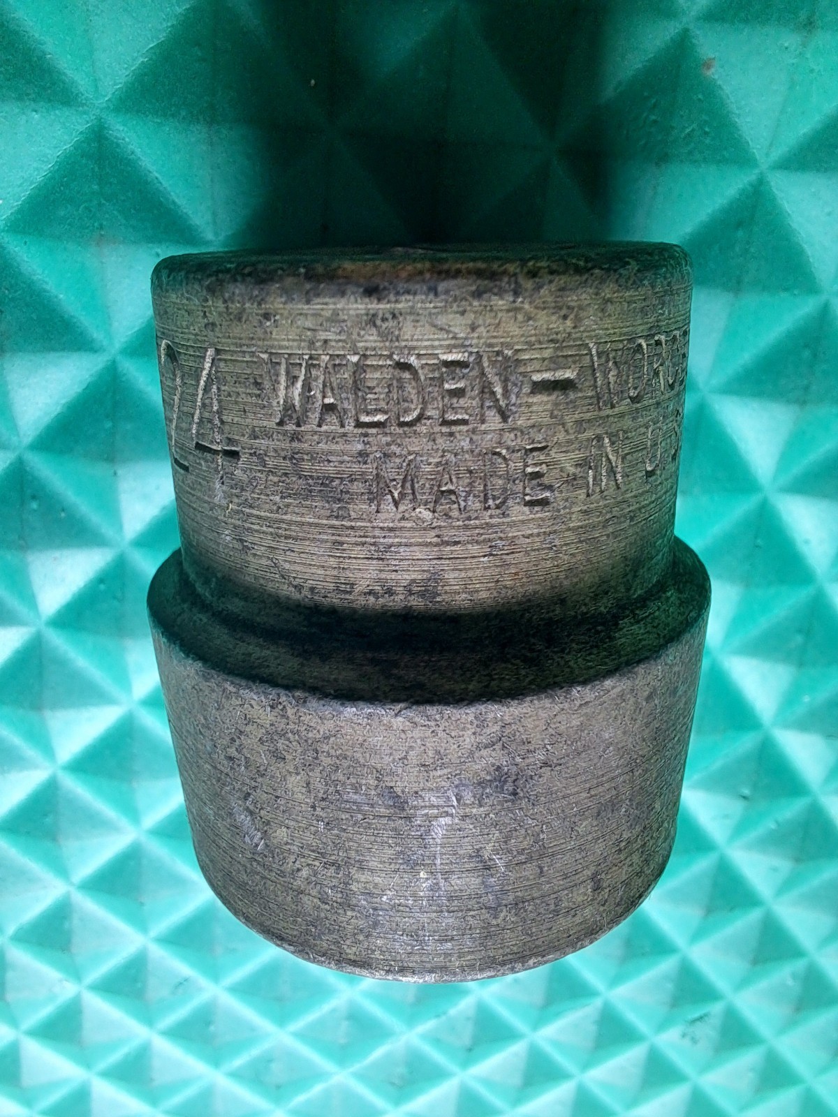 1920’s Walden Worcester 124 3/4″ Square 1/2″ Drive Socket Vintage