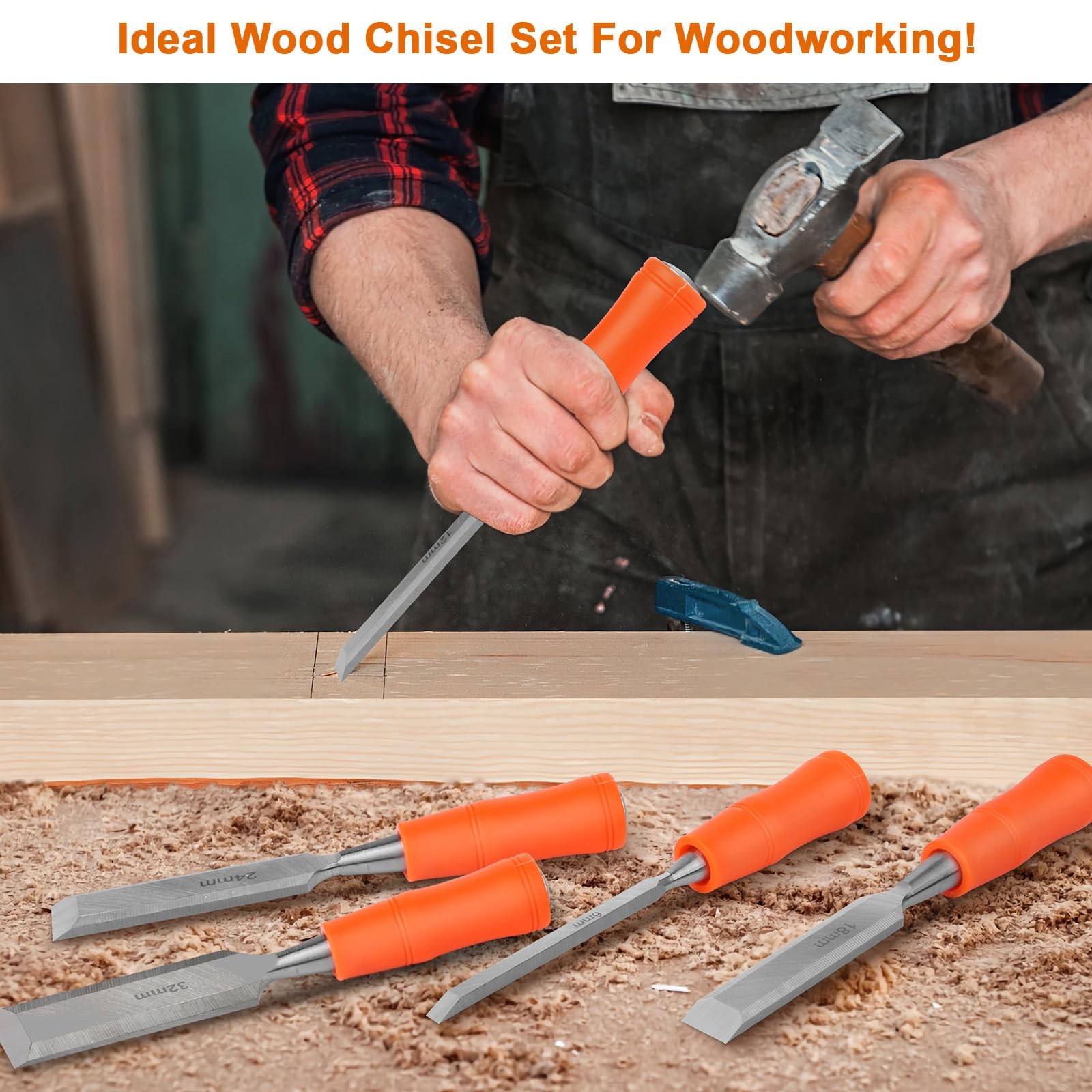 5 Piece Wood Chisel Sets Woodworking Tools Set, Wood Chisels for Woodworking …