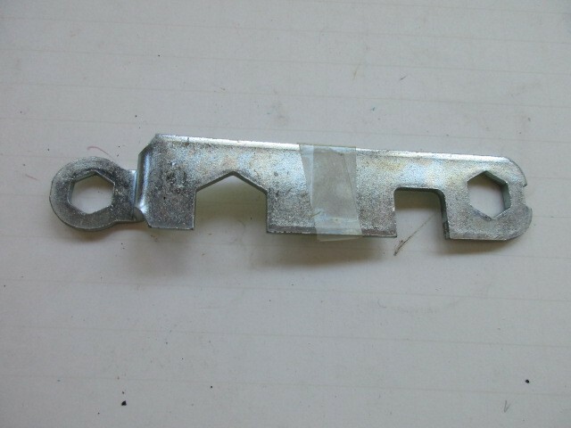 Vintage Bike Wrench 5 in 1 Steel Multi Tool 1980s Just over 5.5″ long