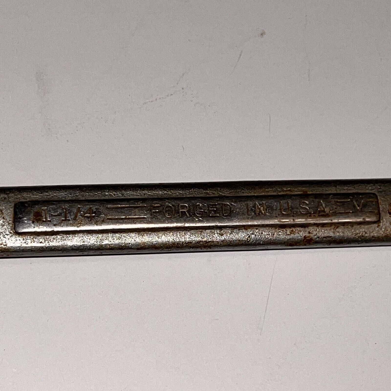 Craftsman Vtg 1 1/4″ Combination Box Wrench =V= Series USA tool mechanic truck
