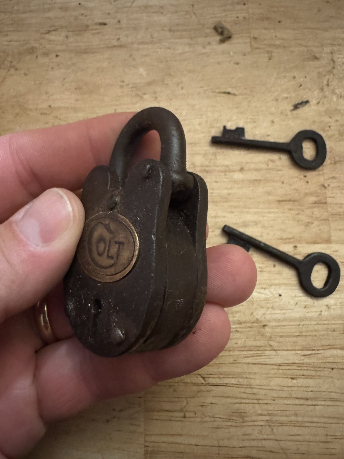 Winchester Padlock Key Set Gunsmith Lock 1.5LB+ Blacksmith Gun Rifles Collector