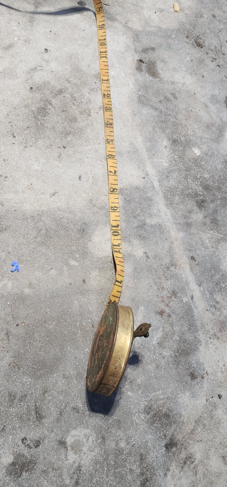 Vintage Antique Lufkin 50ft 50 Feet Cloth Tape Measure
