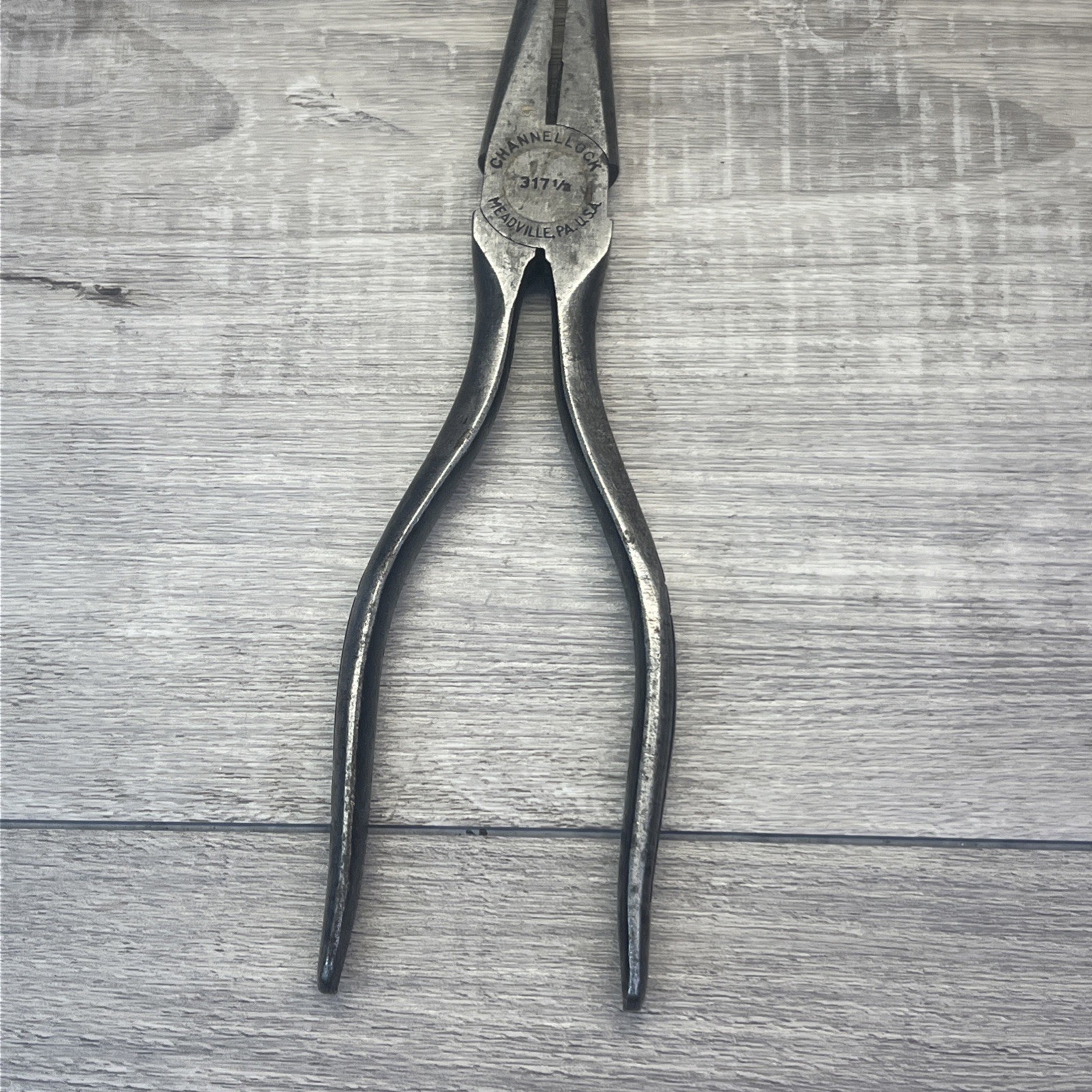Vintage Channel lock MEADVILLE PA 317-1/2 NEEDLENOSE PLIERS USA Vtg