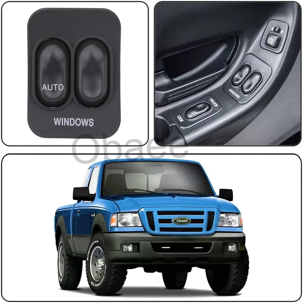Front Driver Side 2-Button Power Window Switch for Ford Ranger 1995-2007