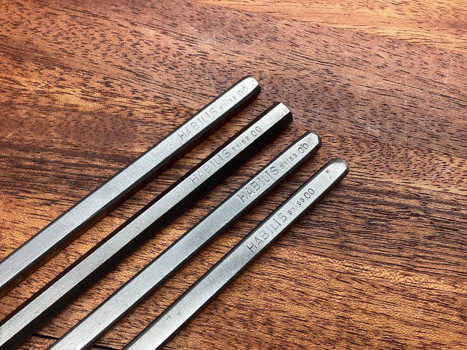 Vintage Grobet-Swiss Habilis Files 4 Cut 00 Vallorbe Switzerland 🇨🇭 L👀K !