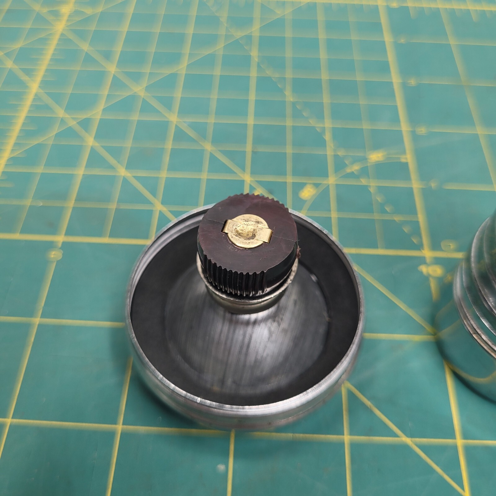 Vintage America Metal Flashlight USA Lite Tested Working 2 D Cell Light