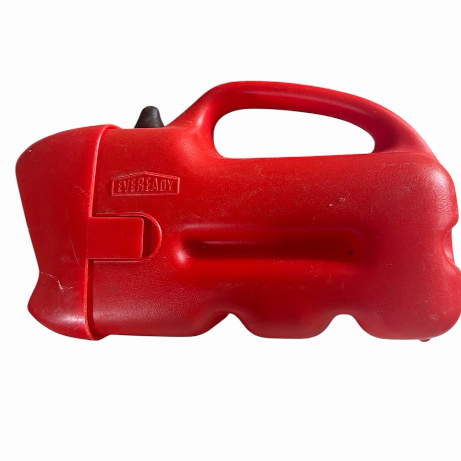 Vintage Eveready™ Red Plastic No. 108 Lantern Flashlight 6V Camping Untested