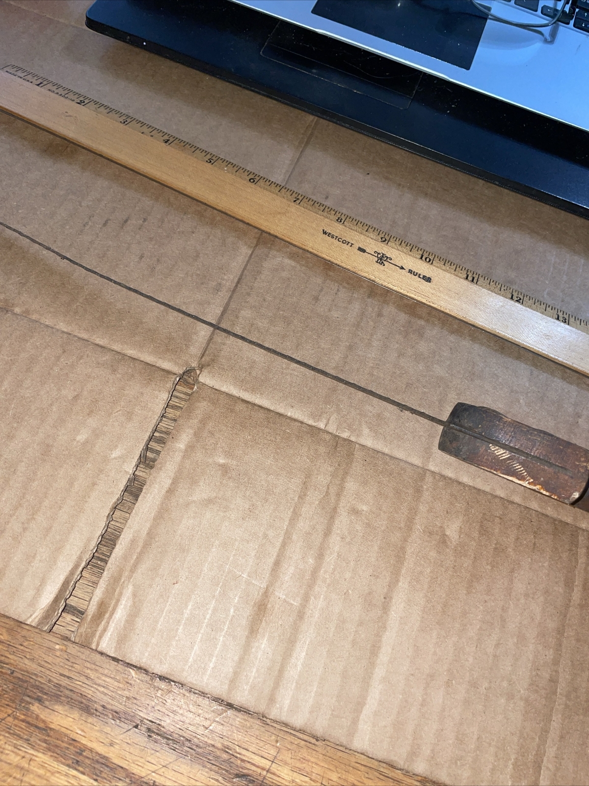 Antique 17-1/2 Inch Long Key Hole Saw! See Photos !