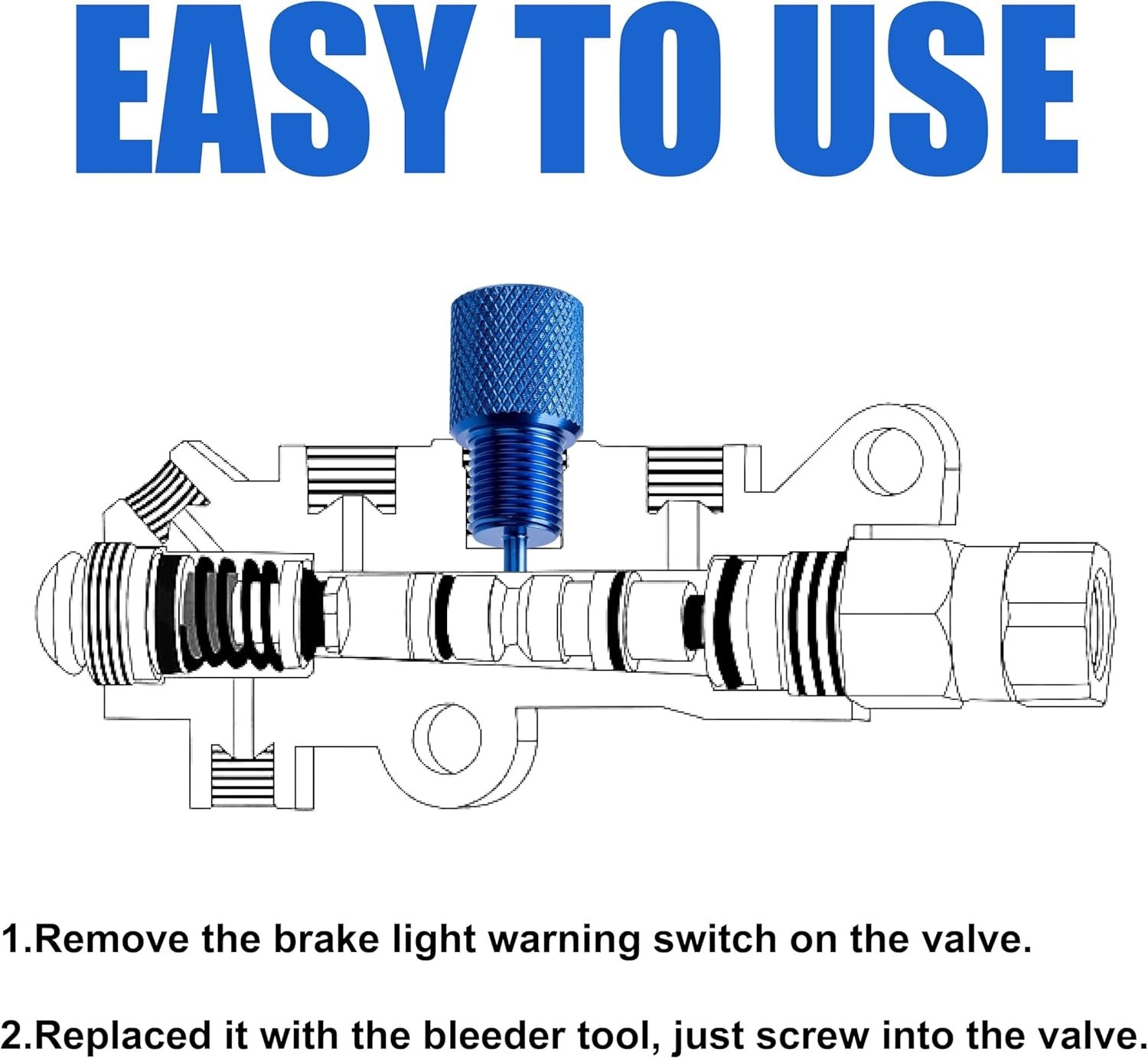 Brake Proportioning Valve Bleeder Tool, Valve Bleeding Tool Compatible with G…