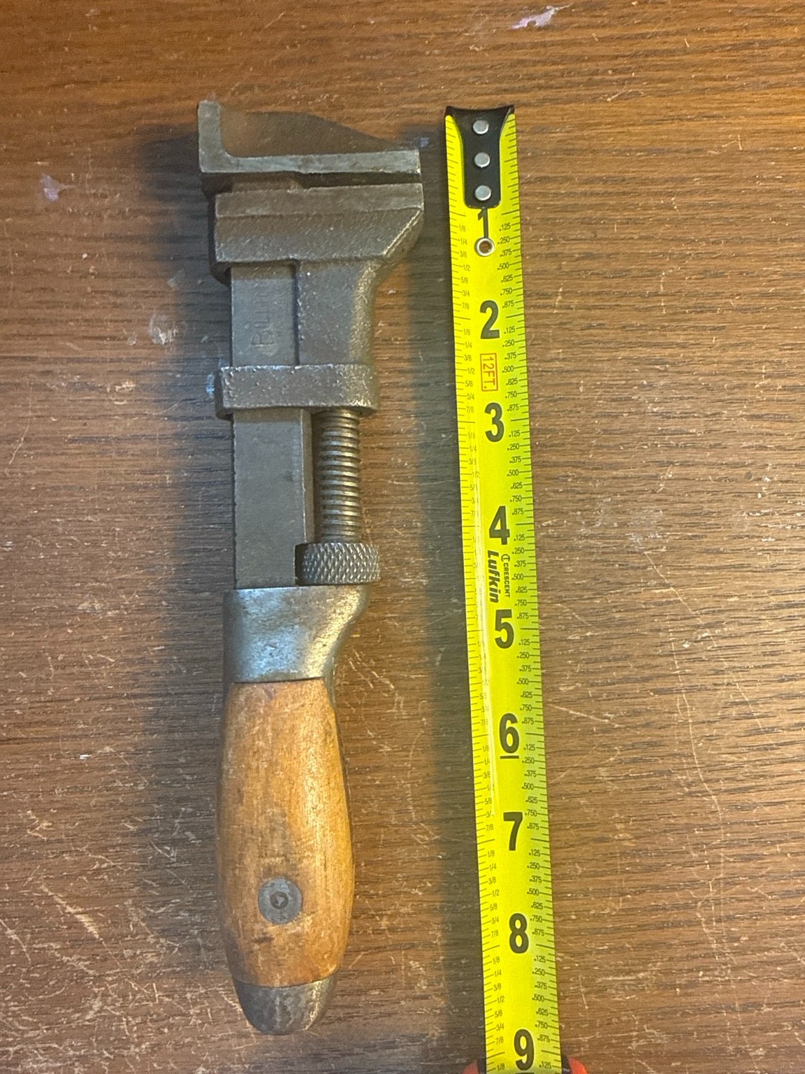 Vintage Billings USA Hand Vise Edge Clamp – Pipe Wrench Style – Machinist Tool W