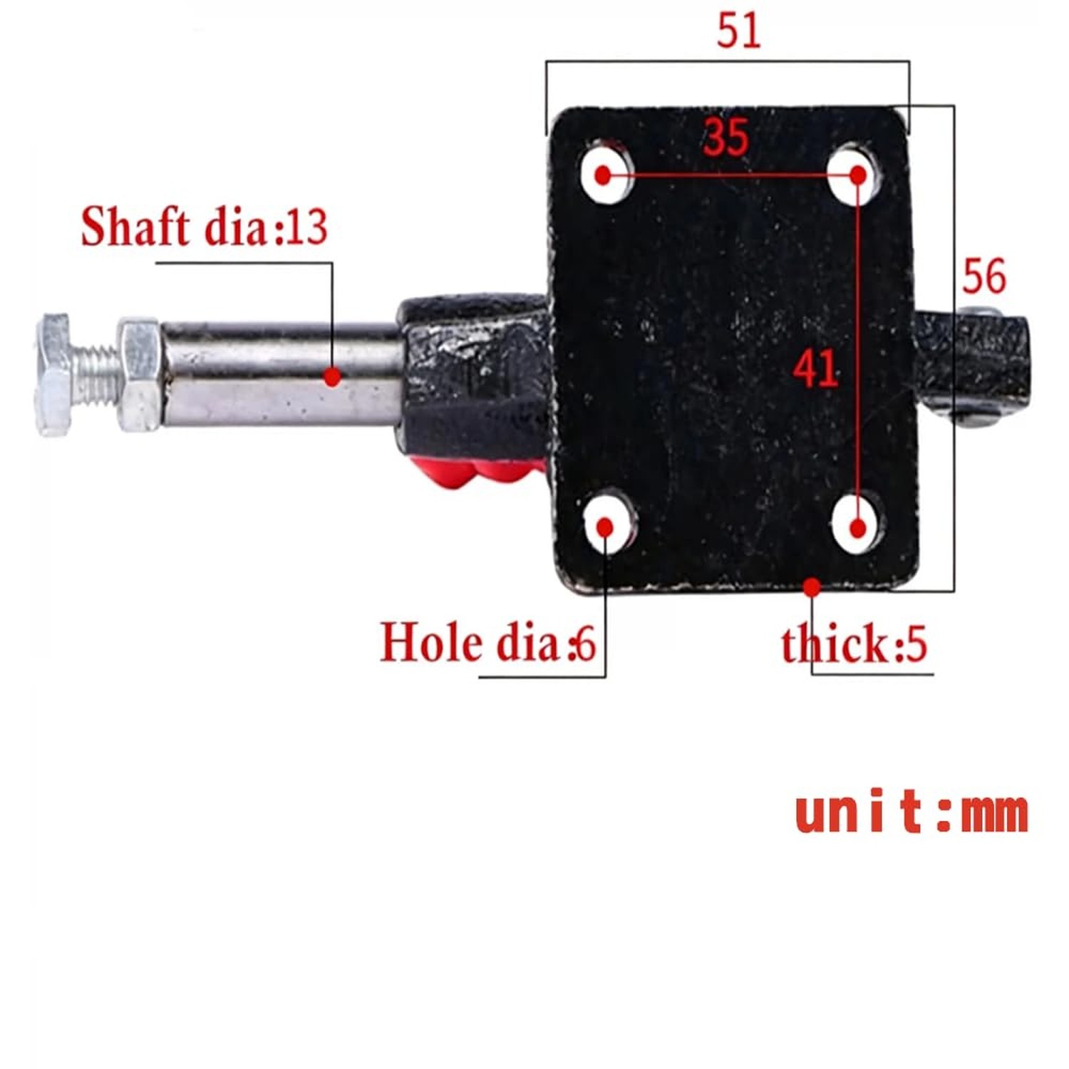 Heavy Duty Push Pull Toggle Clamp 2-Pack, 500 Lbs Capacity 32mm Stroke, Verti…