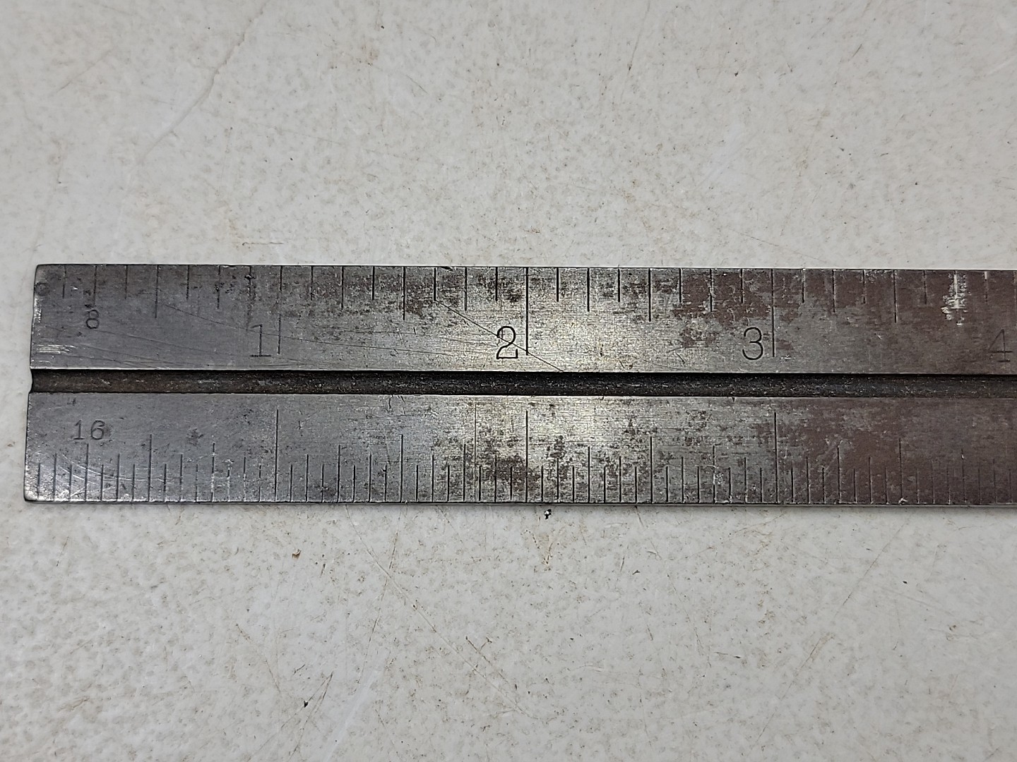 Vintage Athol Machine Co 12″ Rule Ruler No 500 & Center Head Square