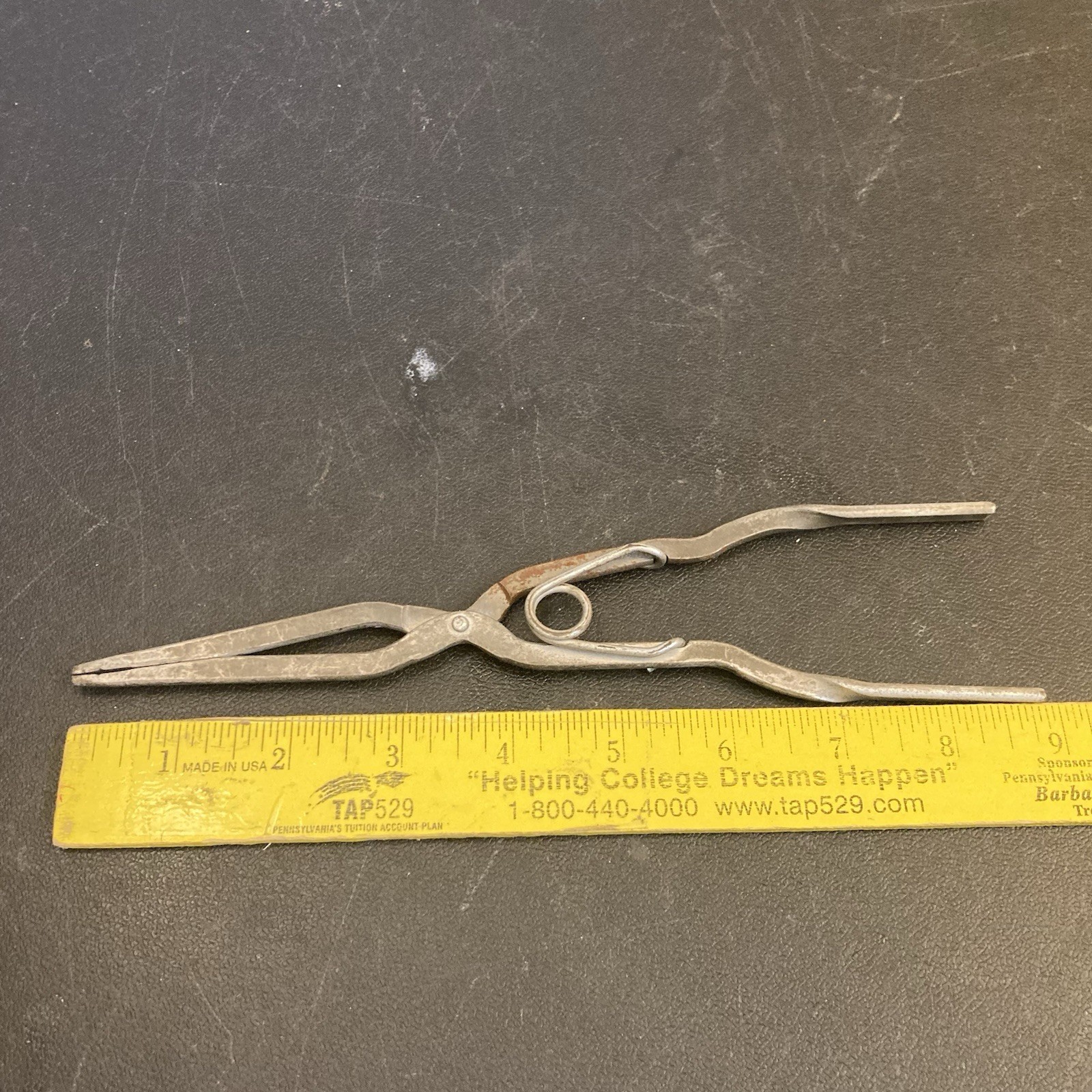Vtg Snap Ring Pliers Spring Loaded Unknown Odd Tool Weird Unique Transmission