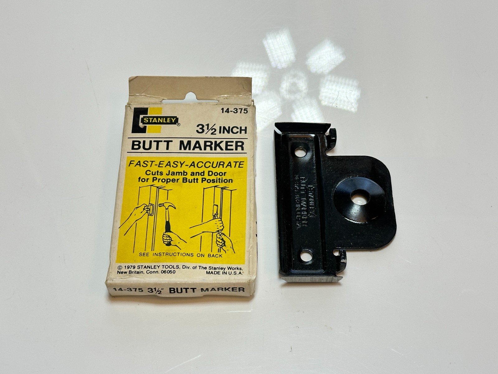 NOS Stanley Tools USA Butt Marker No. 14-375 3-1/2” NEW In Original Box