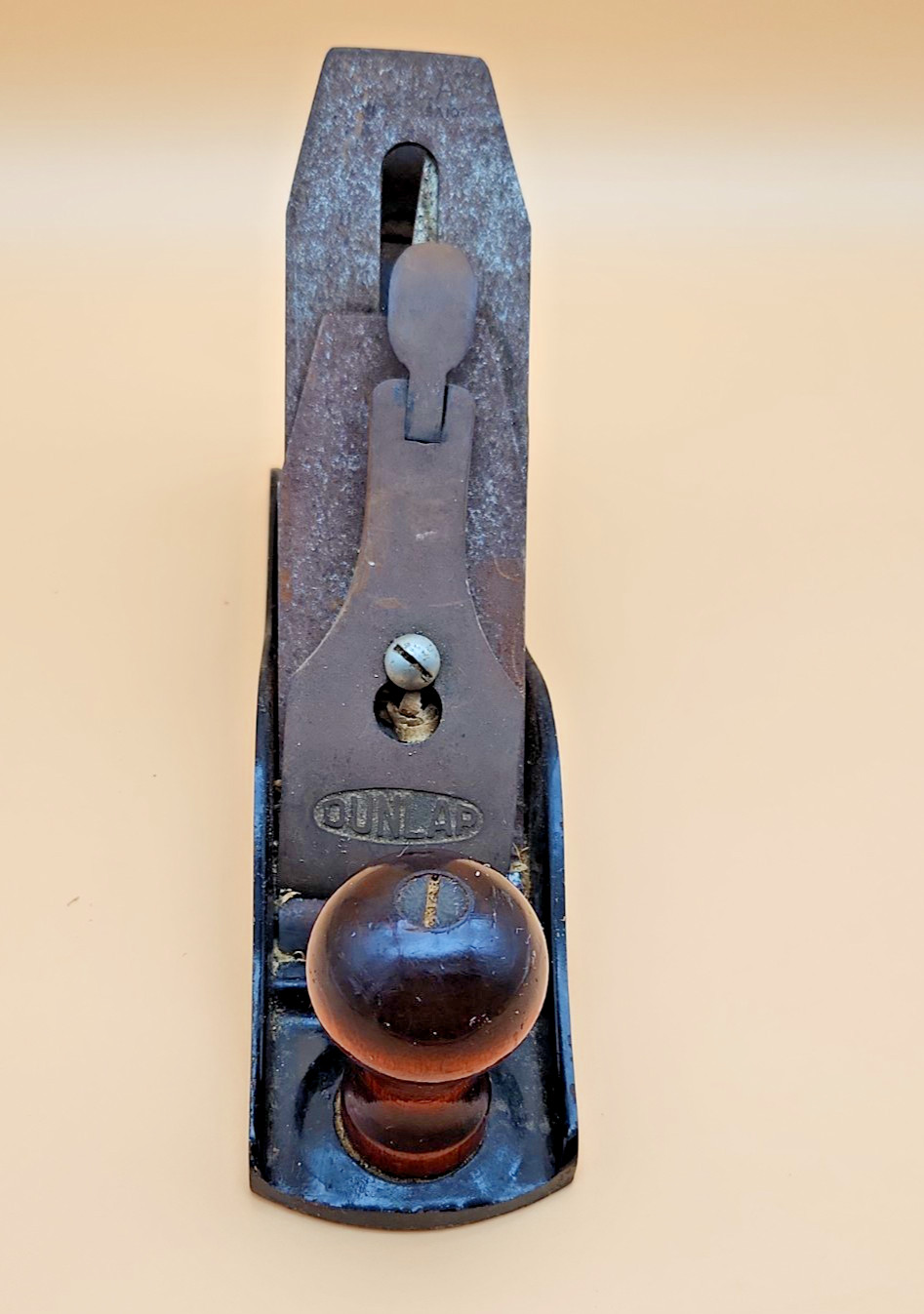 Vintage Dunlap Wood Bench Plane Hand Tool Woodworking USA 9″ Long