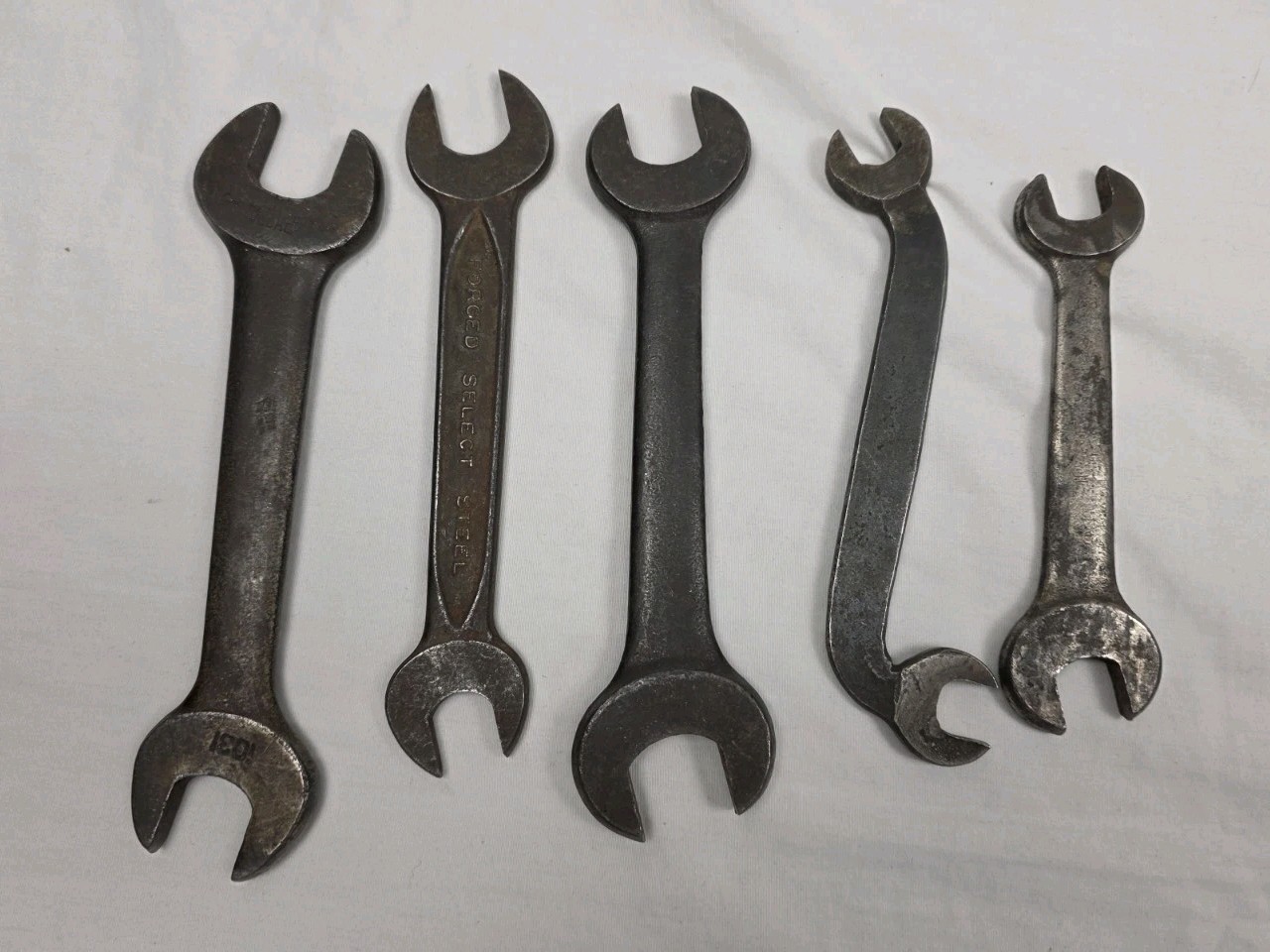 Vintage Wrenches Lot Of 6 Different Sizes And Manufacturers