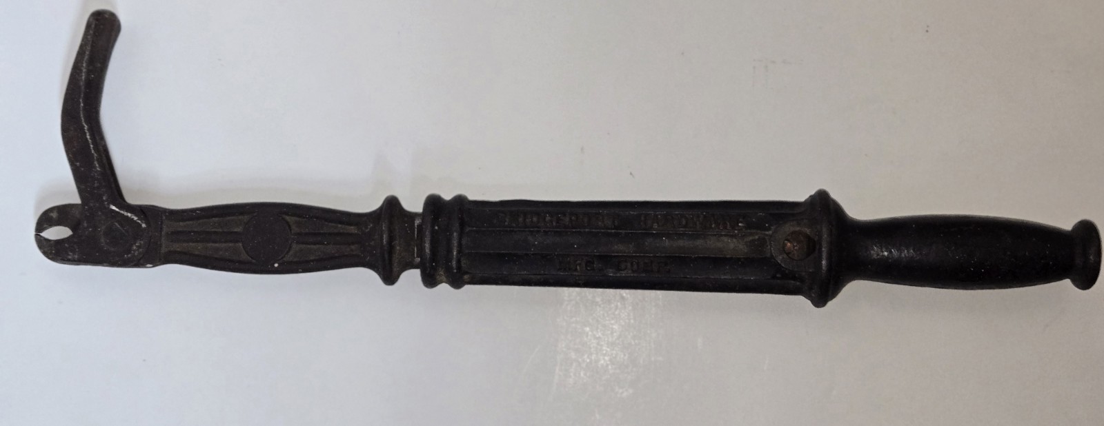 Vintage Bridgeport Hardware Suregrip 56 Nail Puller Slide Hammer Tool