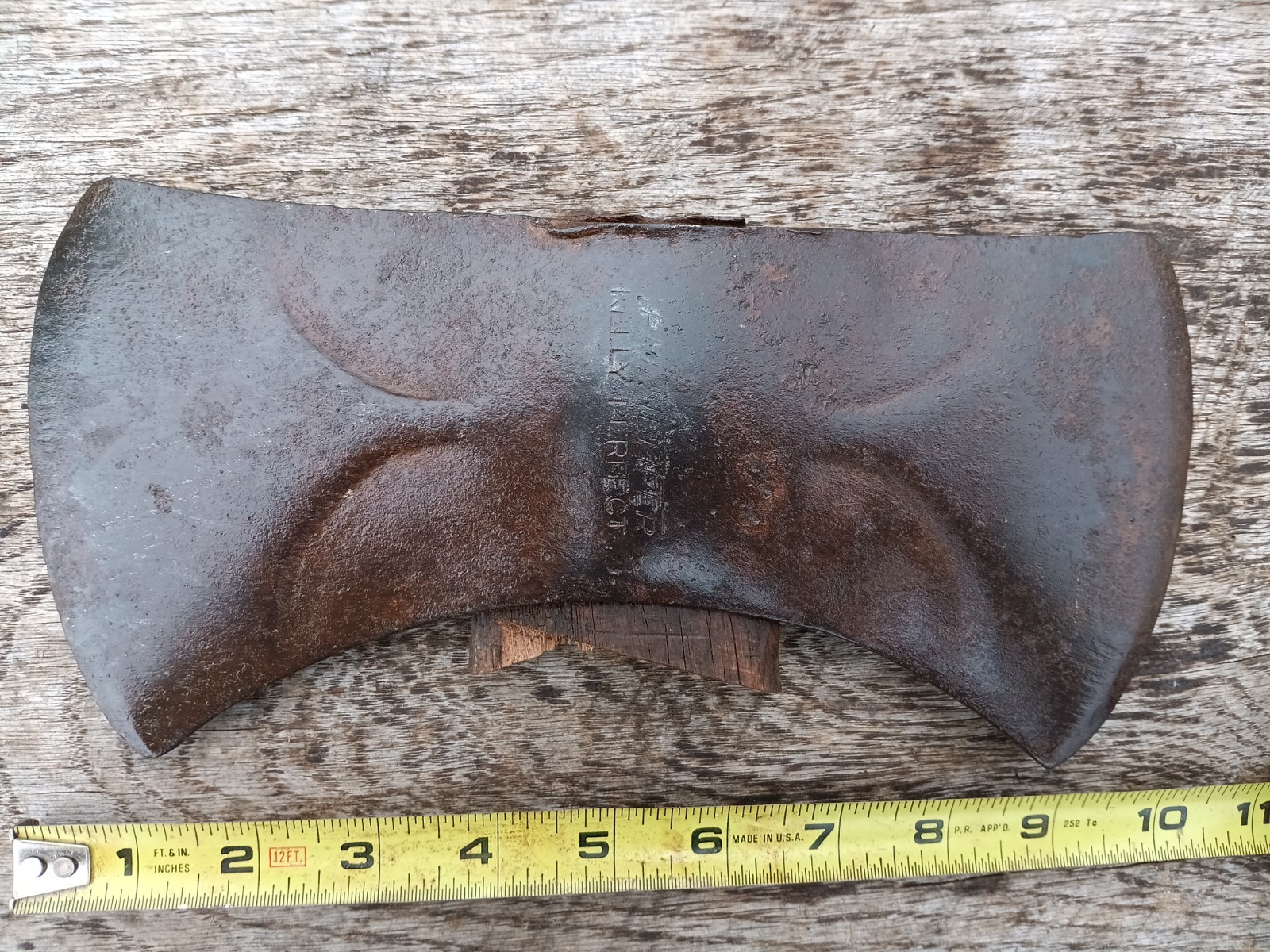 Vintage True Temper Kelly Perfect Double Bit Axe Head Bevel 3 lbs 9 oz