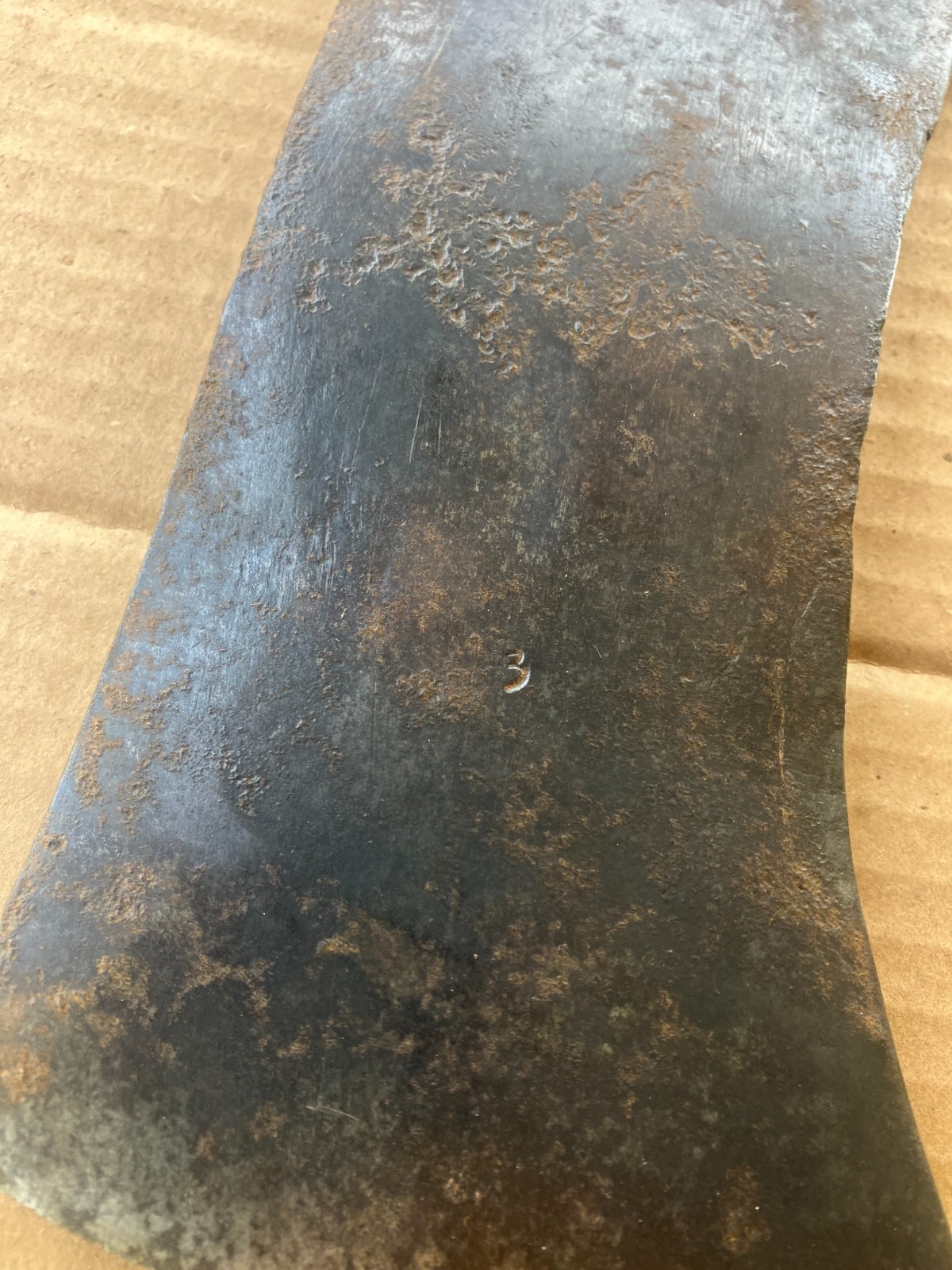 TRUE TEMPER FLINT EDGE KELLY WORKS DOUBLE BIT AXE HEAD 3 LB LOGGING TOOL