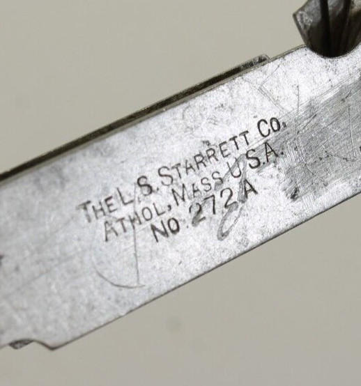 Starrett Vintage 272A Fillet Radius Gage Machinist 16 Leaves 1/32in. – 17/64in.