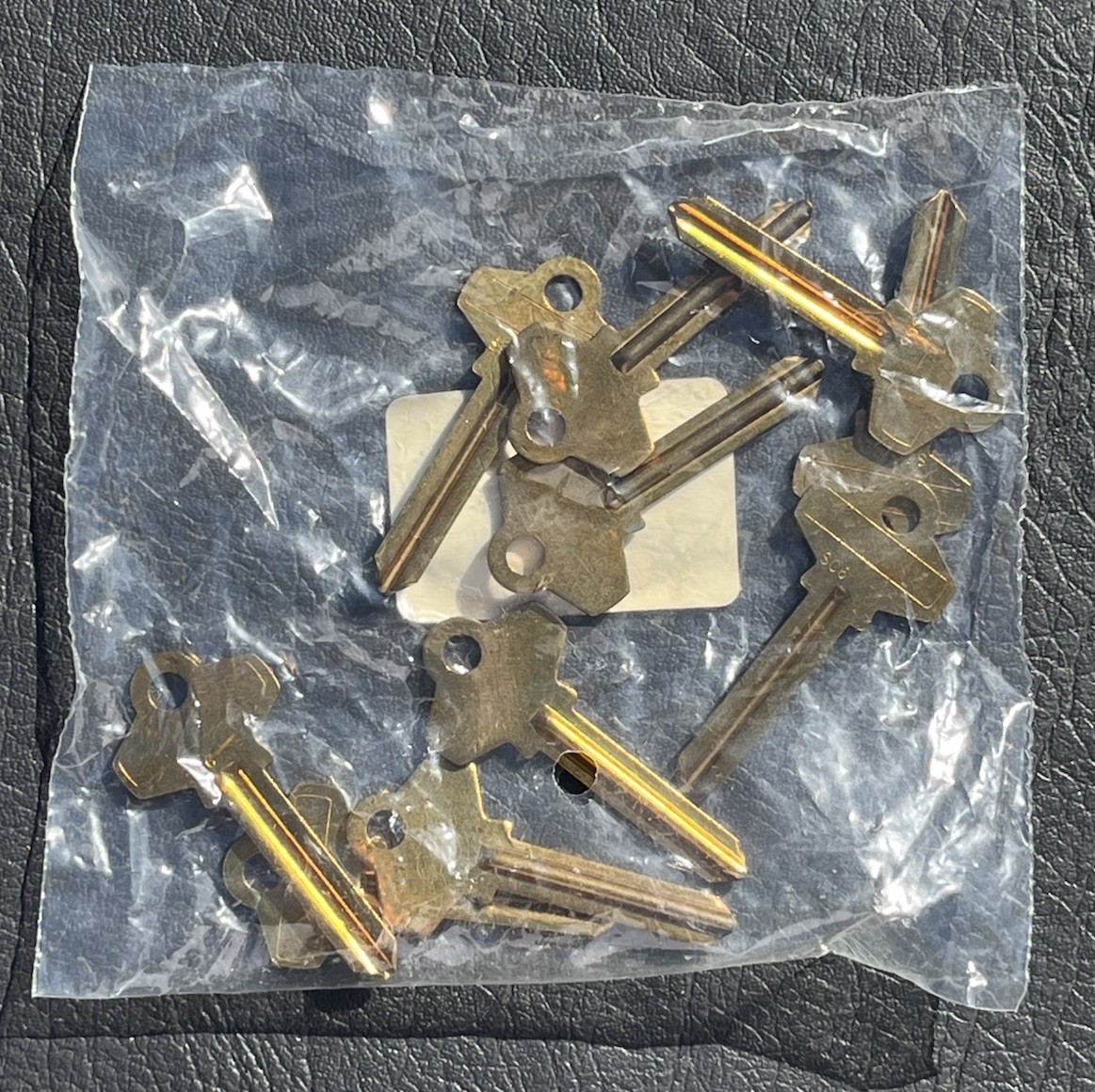 Key Blank Jet SC6 1307A Schlage 35-180 Lot of 10 Pieces NEW Uncut Padlocks