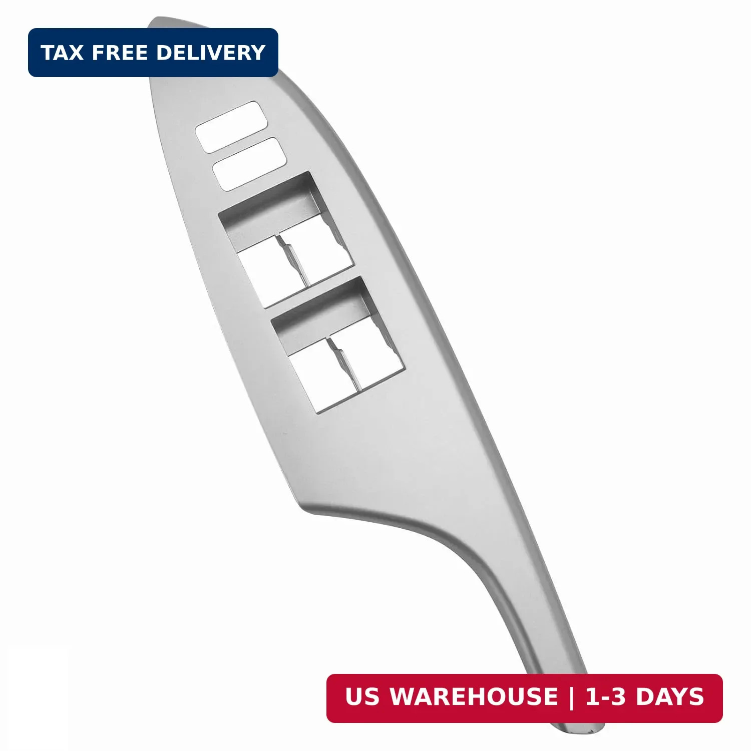 Osompar Power Window Switch Bezel Front Driver Side (Silver) Compatible with 200