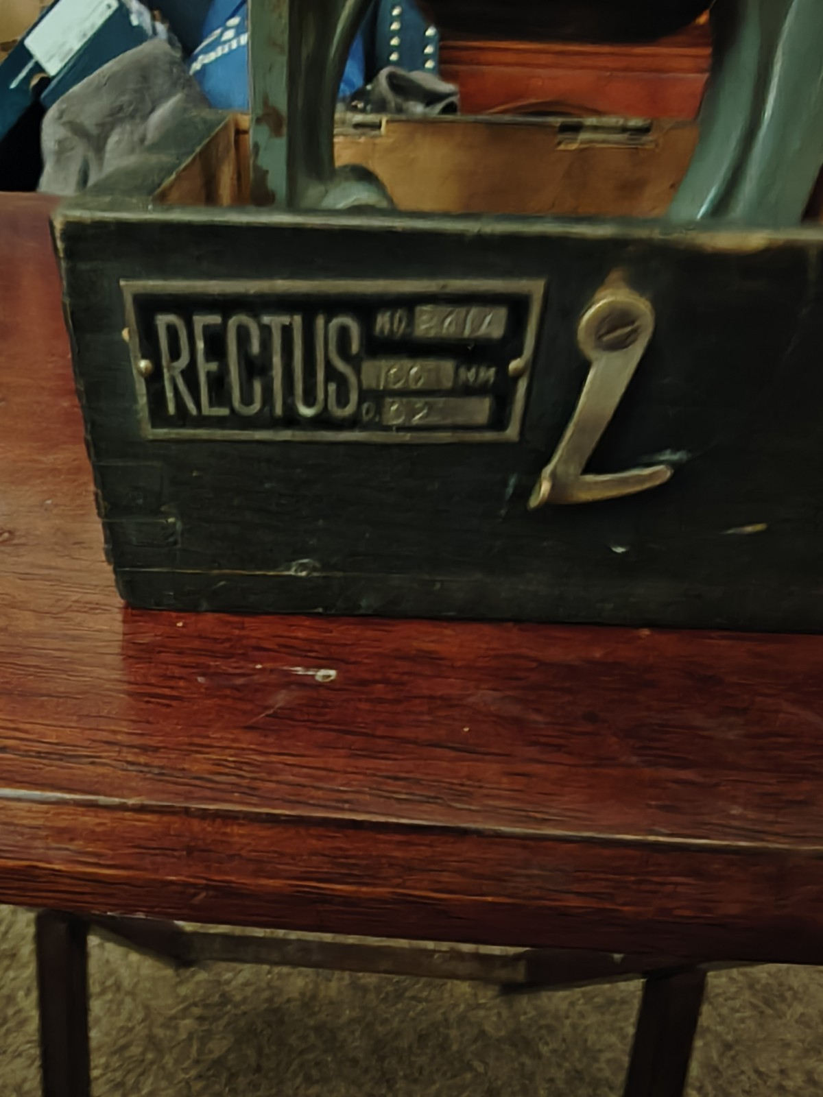 Rare Pre-WWII Japanese RECTUS Precision Machinist Square Frame Level W/Box