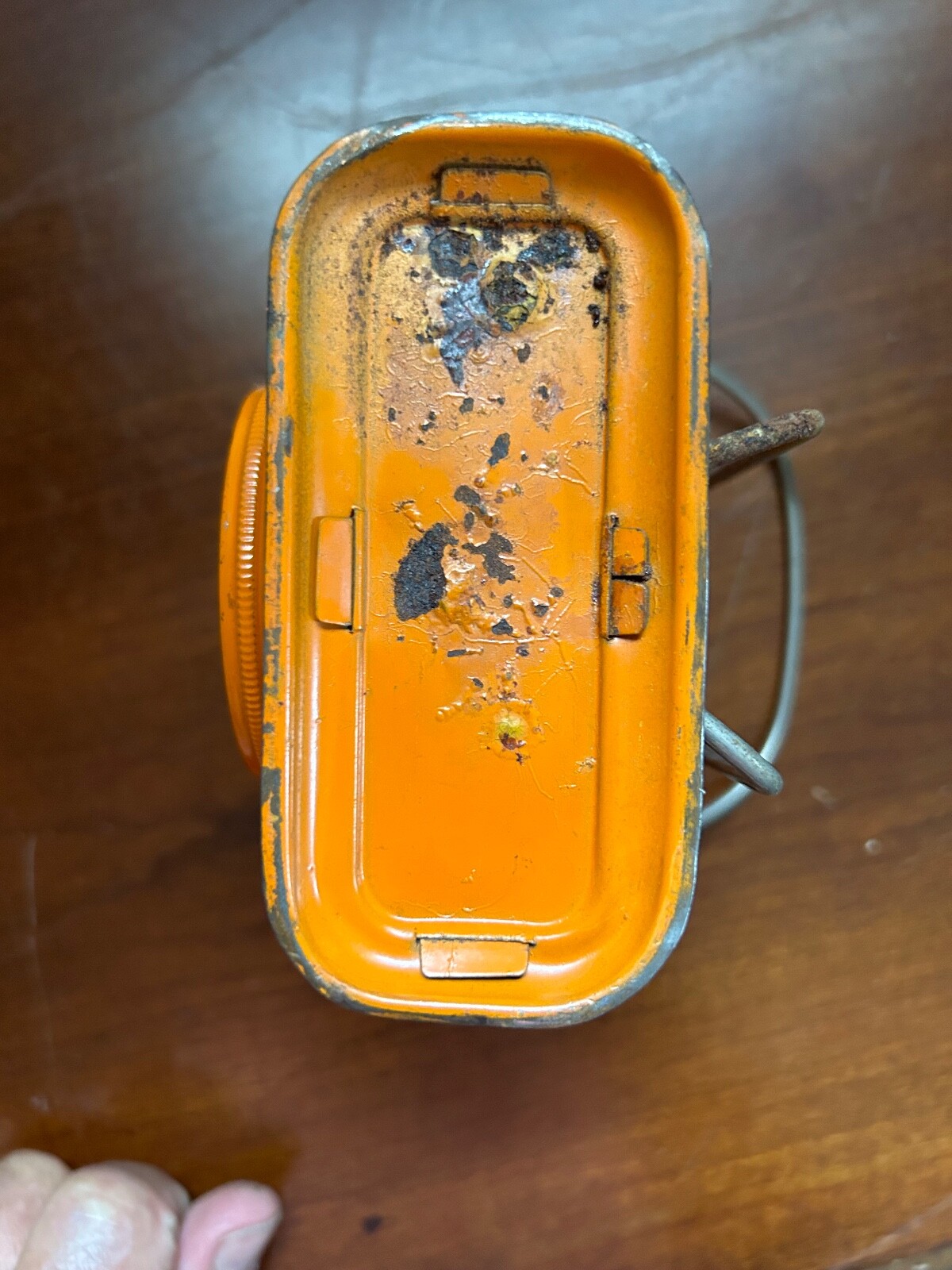 THE NIAGRA CUB #21 Flashlight Antique Orange 4 1/2″ x 3 1/2″ x 2″ ~NOT TESTED~