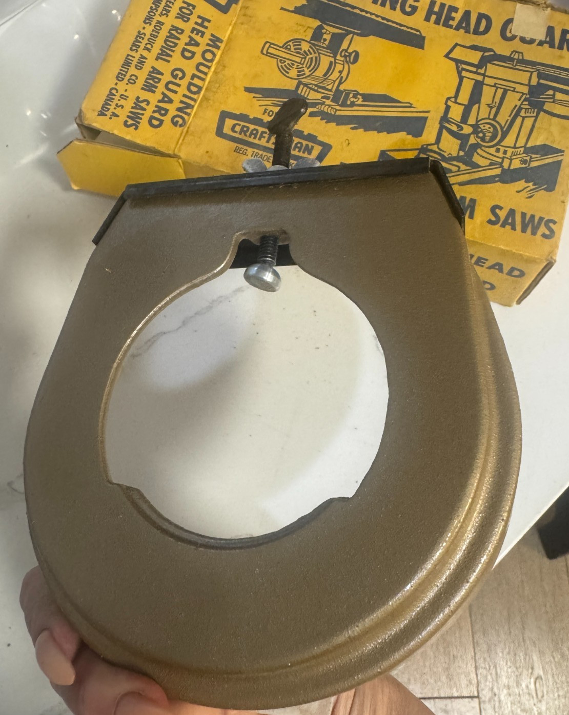 Craftsman Moulding Head Guard for Radial Arm Saw NOS Original Box Vintage Sears