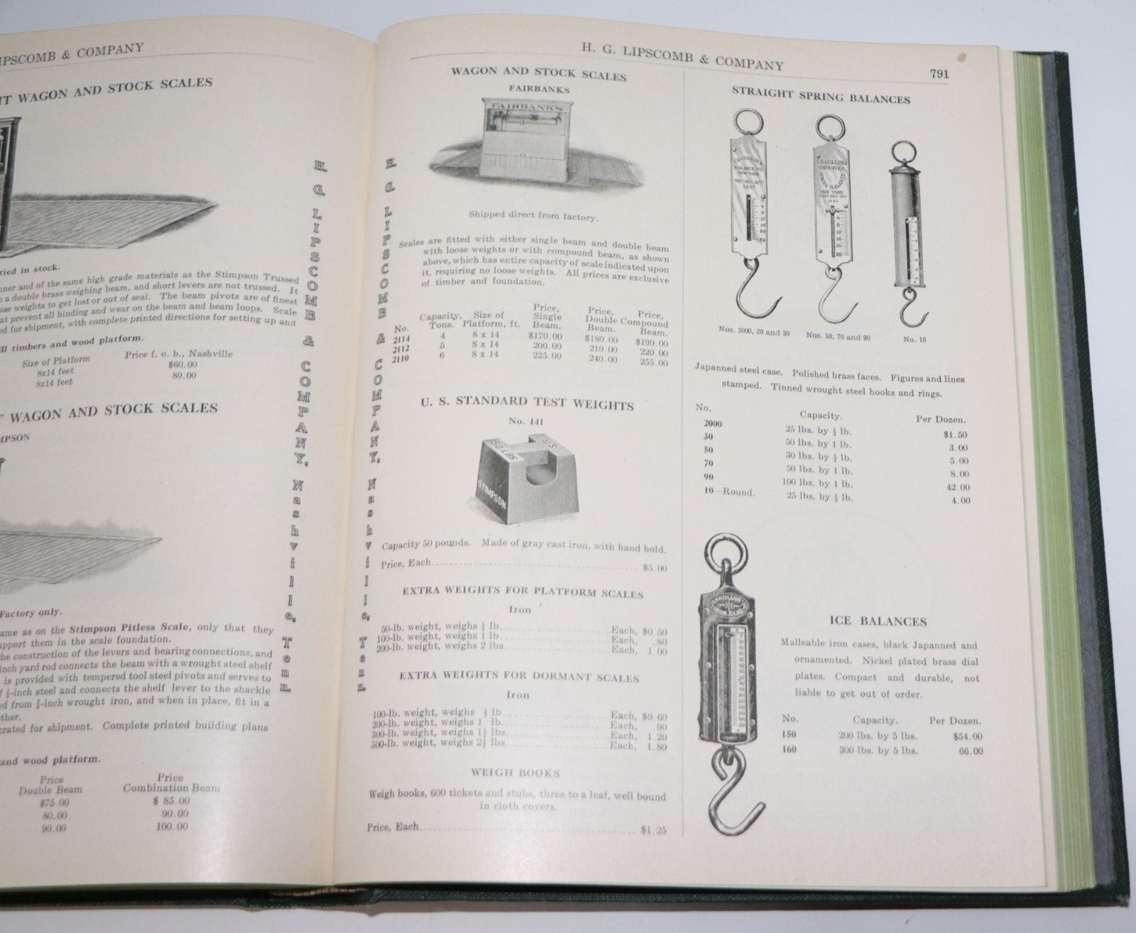 1913 H.G. Lipscomb & Co. Merchandise Catalog, Nashville, TN