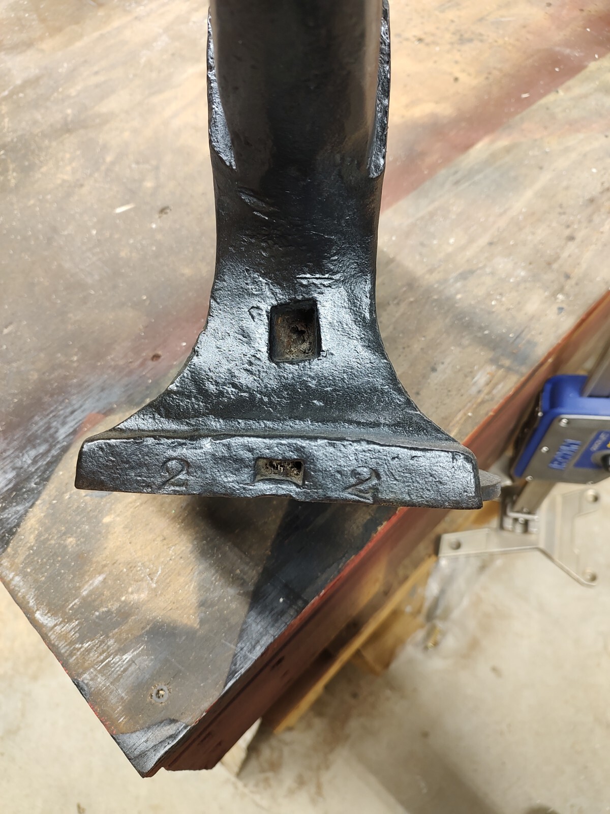 Rare 39lb Peter Wright Anvil
