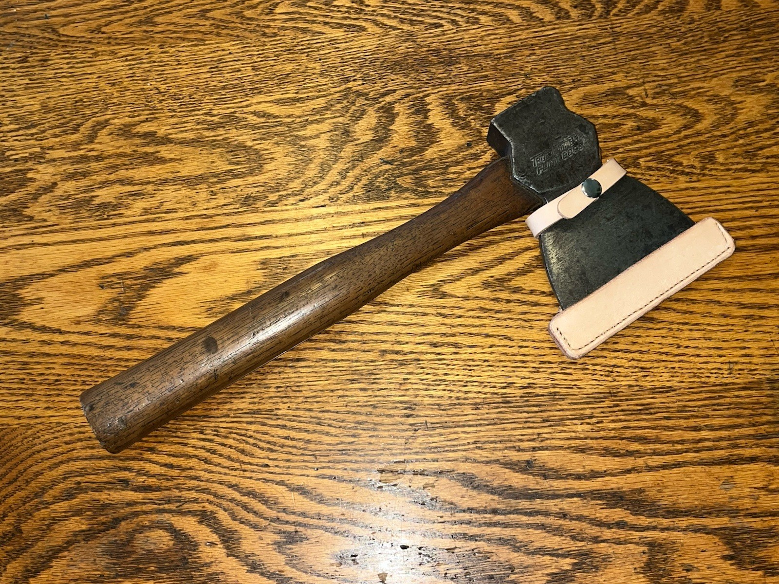 Vintage True Temper Flint Edge Hewing Broad Axe Hatchet 2 Lb 3 Oz