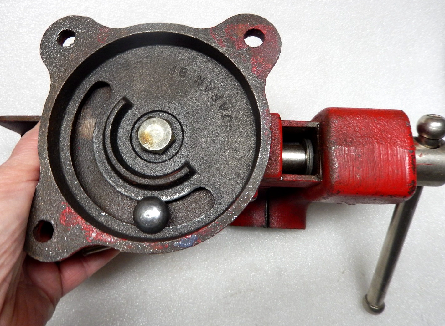 Vintage Rare CRAFTSMAN 381.5188 HUGE Swivel Bench Vise 4″ Jaws Anvil Horn Pipe