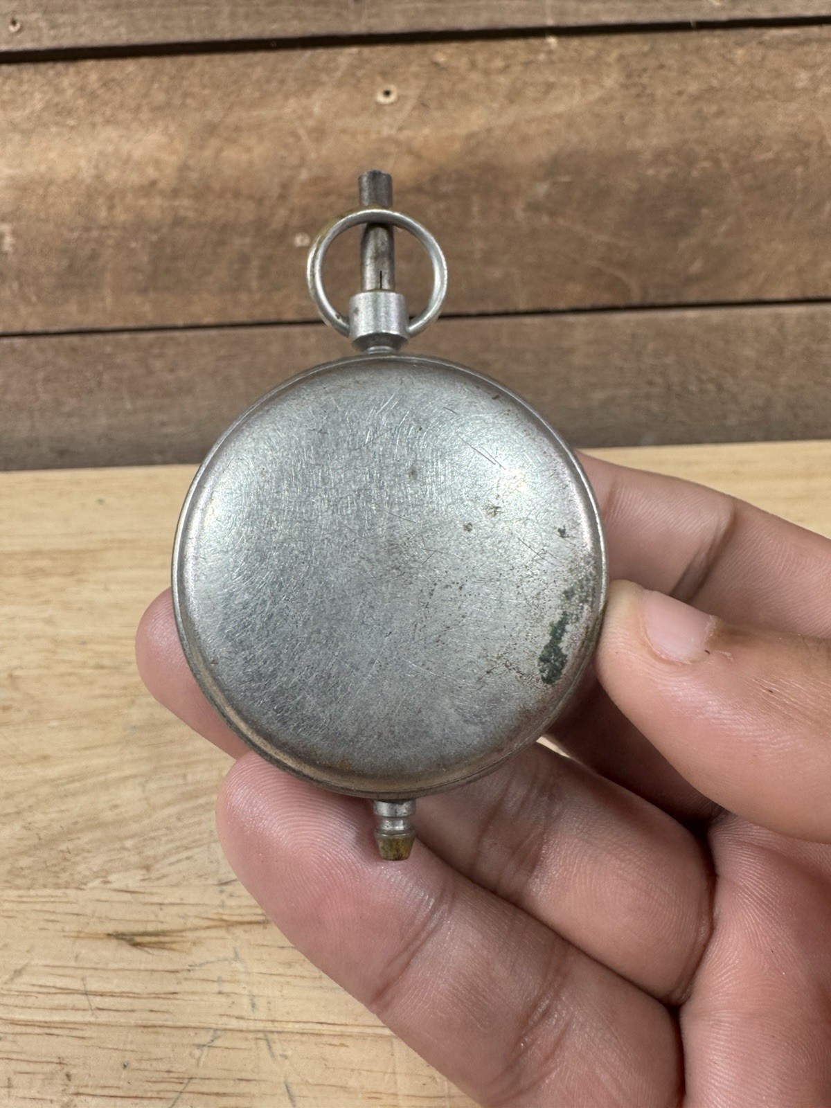 Antique Eveready Pocket Watch Meter Steampunk Amperes Guage